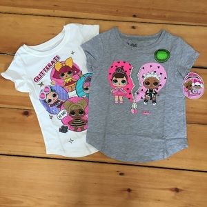 L.oL. Surprise Girls T-Shirt Shirts NEW Size 4/5